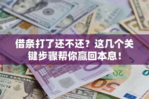 武汉借条打了还不还？这几个关键步骤帮你赢回本息！