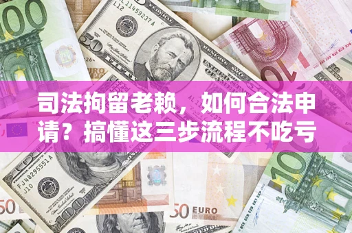 武汉司法拘留老赖，如何合法申请？搞懂这三步流程不吃亏！