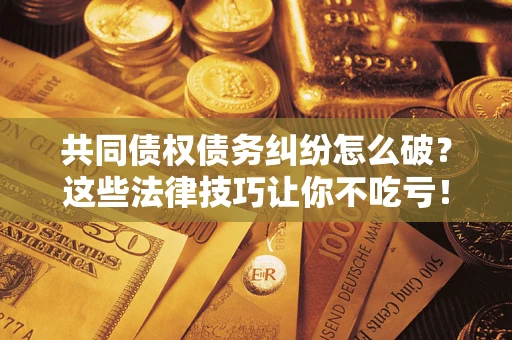 武汉共同债权债务纠纷怎么破？这些法律技巧让你不吃亏！