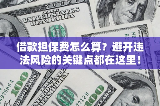 武汉借款担保费怎么算？避开违法风险的关键点都在这里！