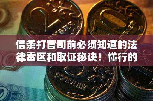 武汉借条打官司前必须知道的法律雷区和取证秘诀！懂行的人已经留好这些证据