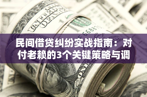 武汉民间借贷纠纷实战指南：对付老赖的3个关键策略与调解盲区解析