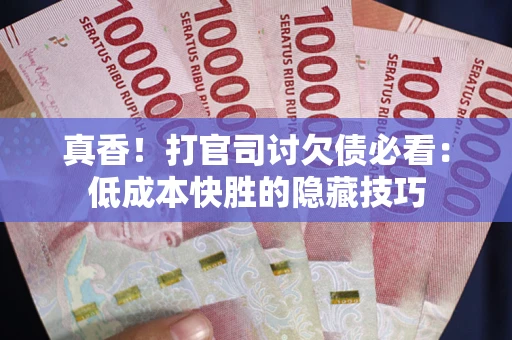 武汉真香！打官司讨欠债必看：低成本快胜的隐藏技巧
