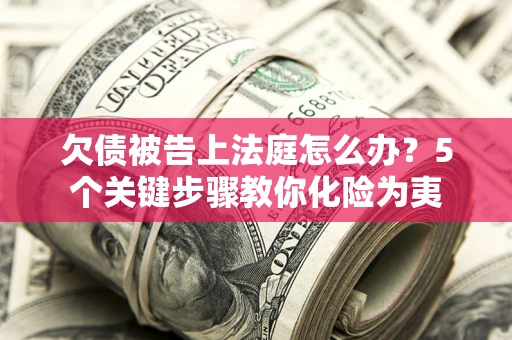 武汉欠债被告上法庭怎么办？5个关键步骤教你化险为夷