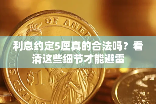武汉利息约定5厘真的合法吗？看清这些细节才能避雷